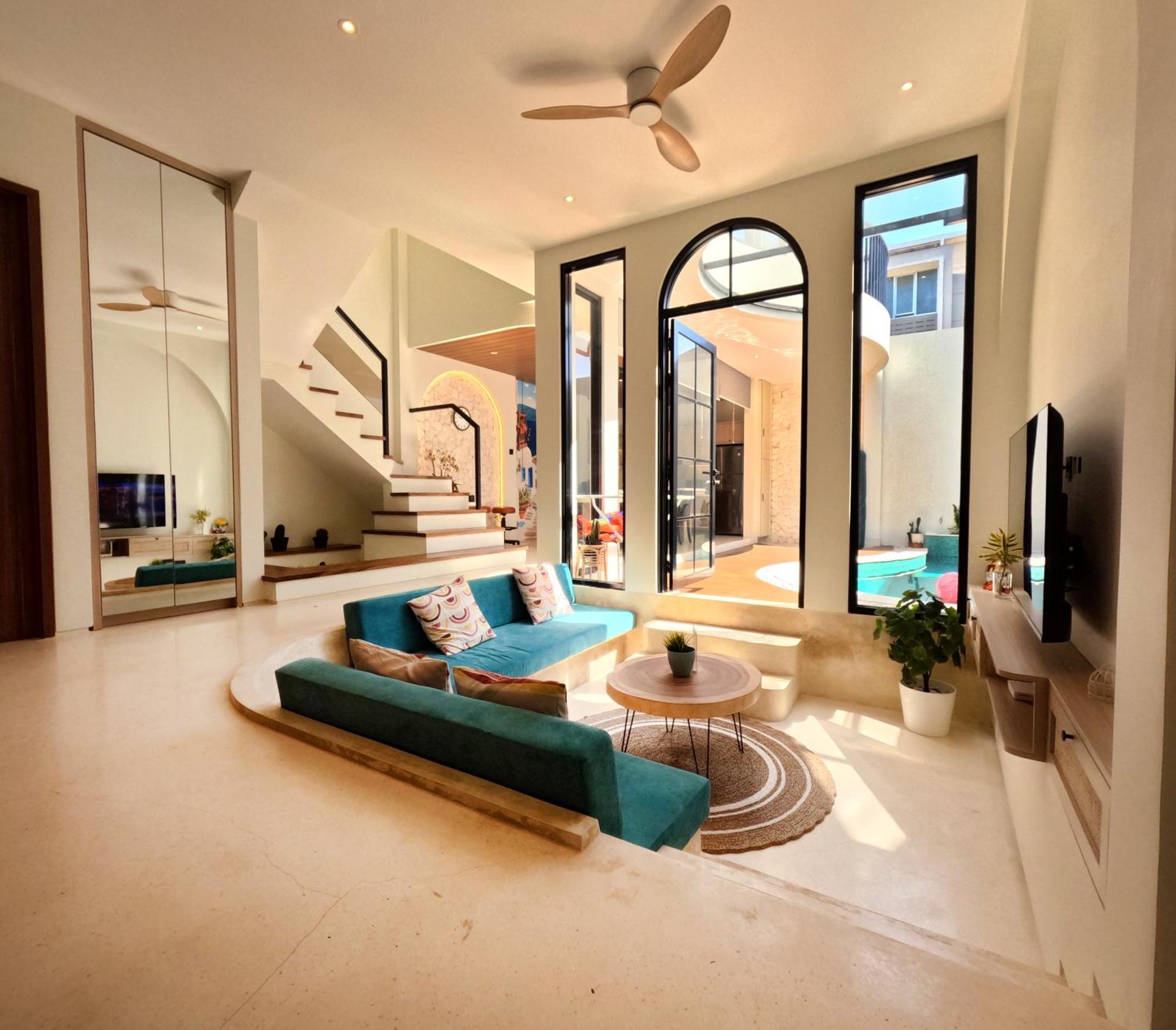 Hébergement de vacances Casa De Jingga - Kbp With Aesthetic Pool, Fun For Family & Friends, Near Whoosh High Speed Train